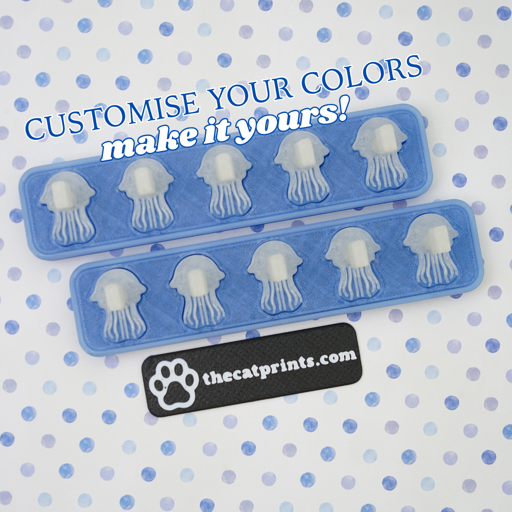 Jellyfishes magnetic stands for press-on nails!