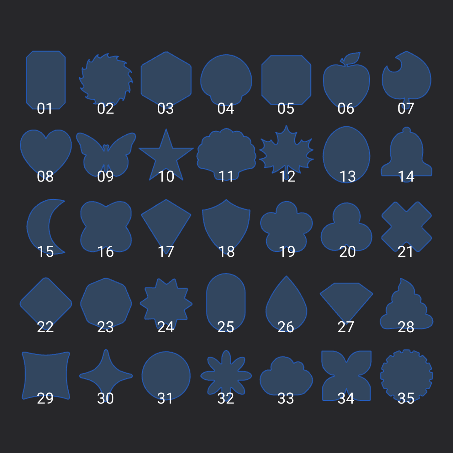 Fully custom choose your own shape stands for press-on nails!