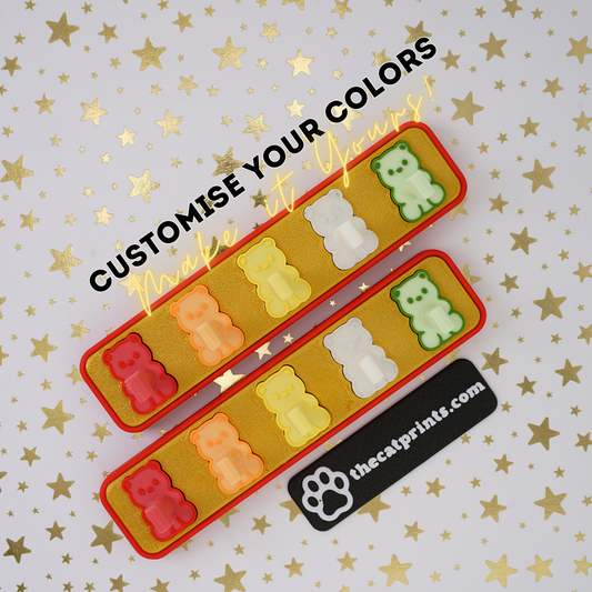 Gummy bears magnetic stands for press-on nails!