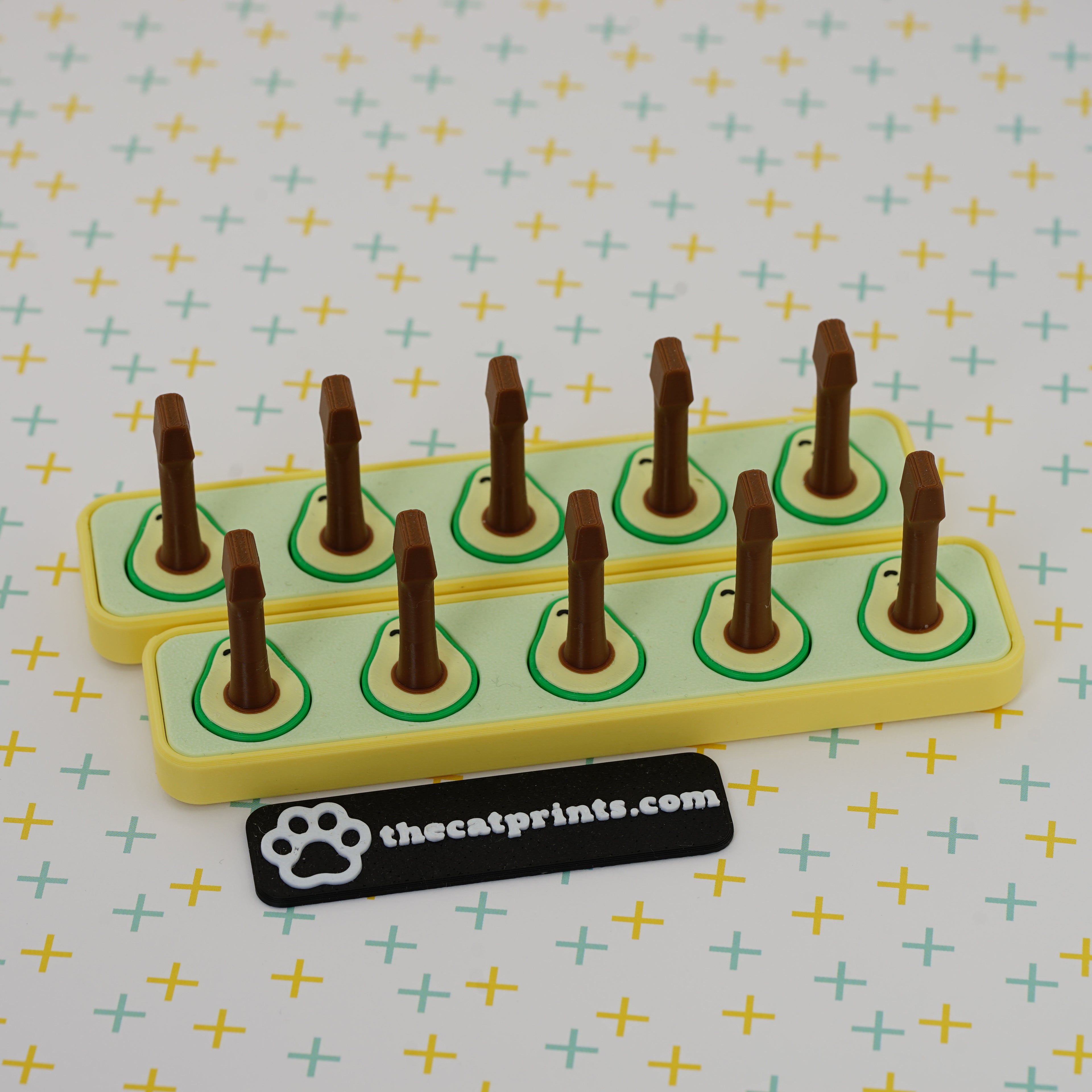 Avocados magnetic stands for press-on nails!