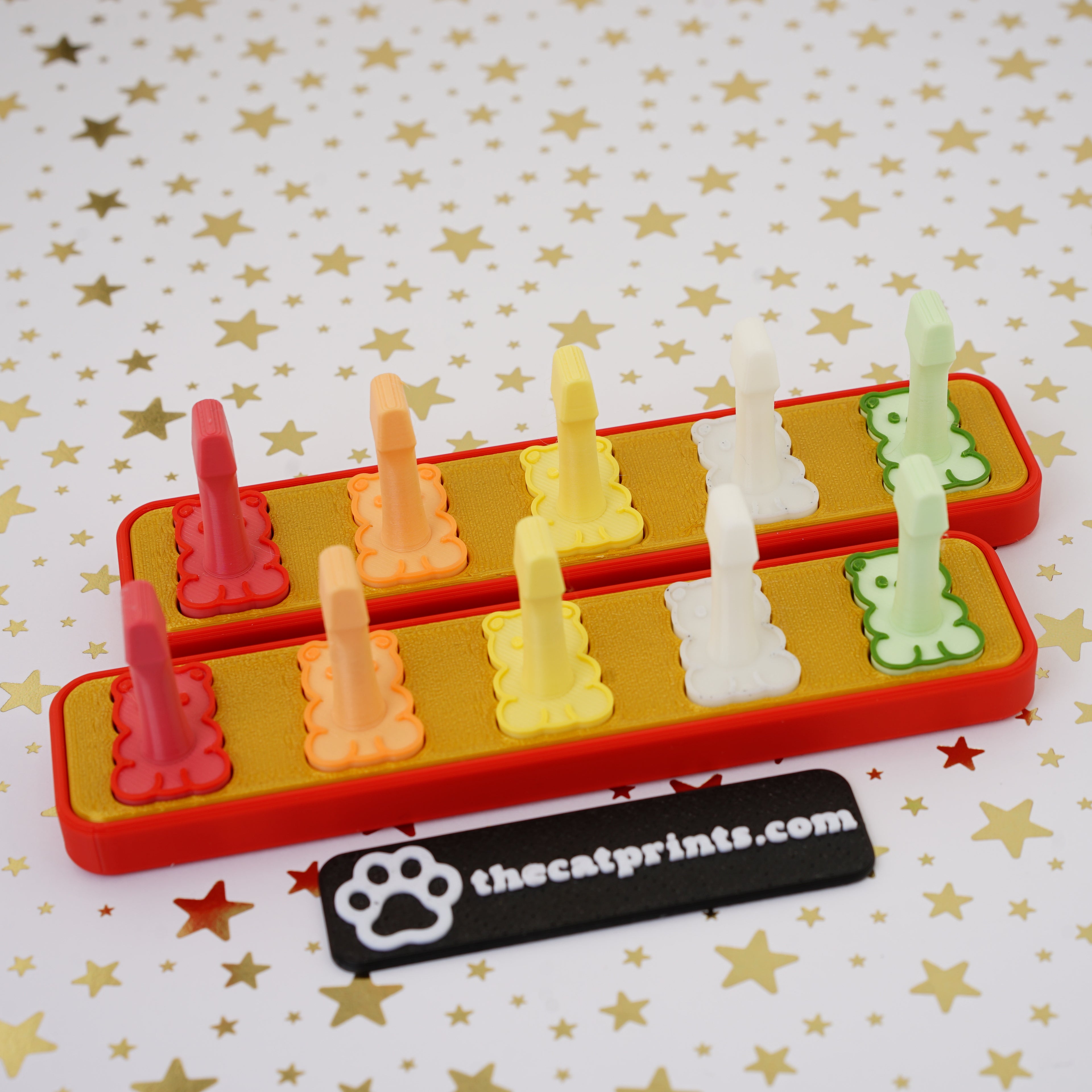 Gummy bears magnetic stands for press-on nails!