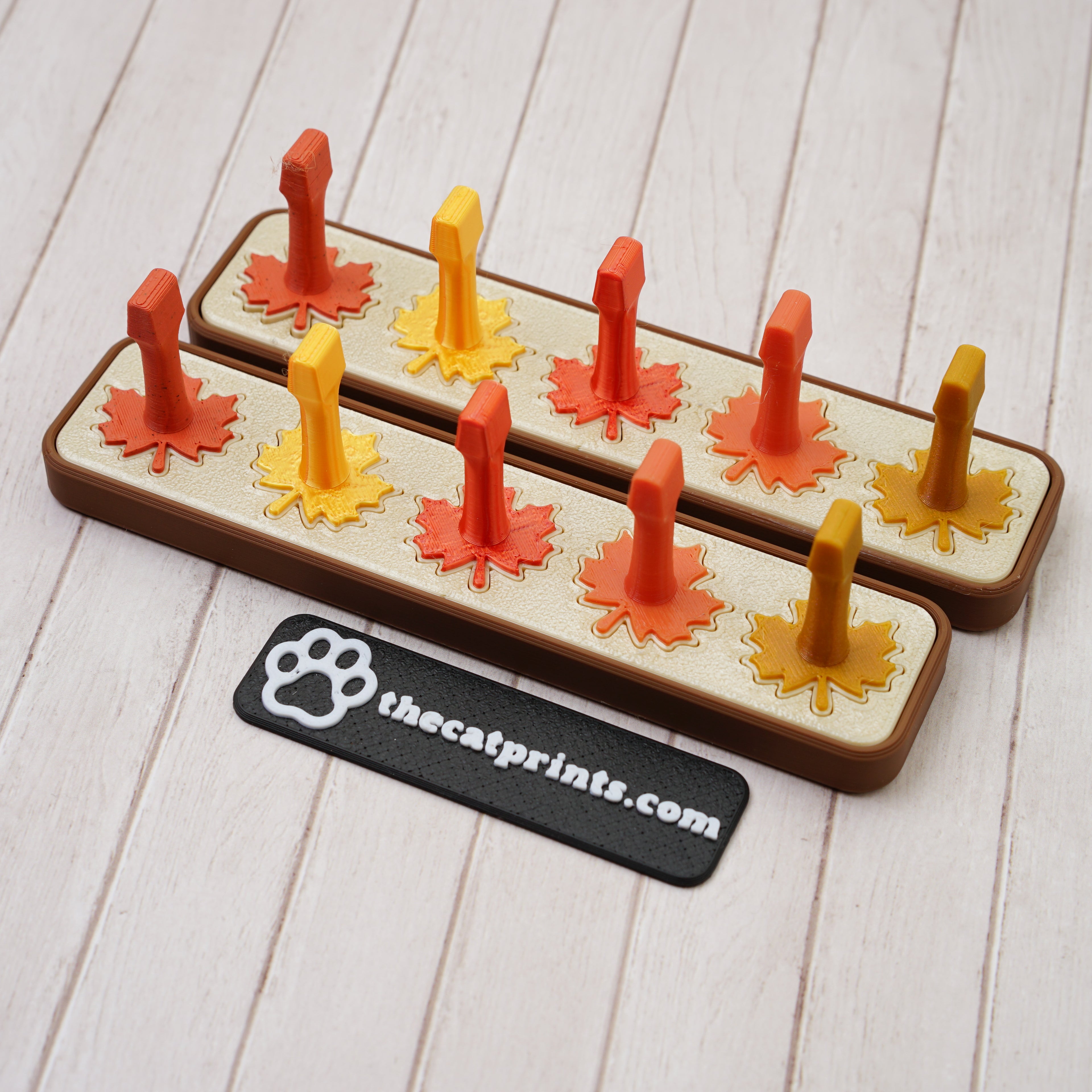 Autumn leaves magnetic stands for press-on nails!