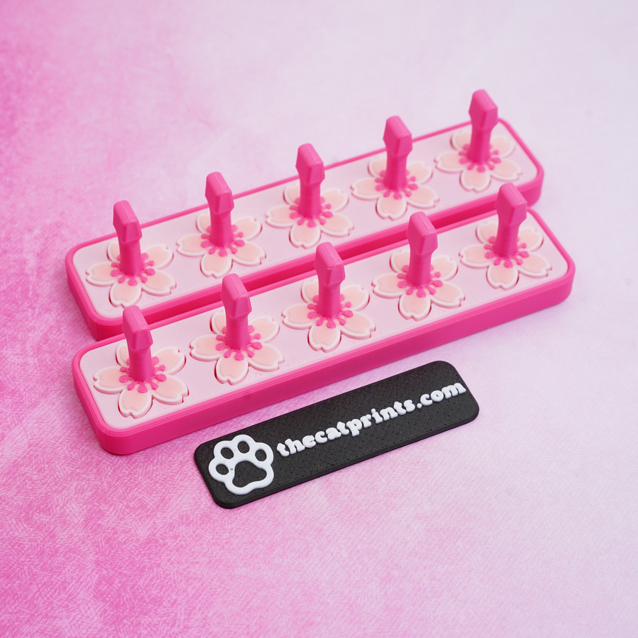 Cherry blossom magnetic stands for press-on nails!