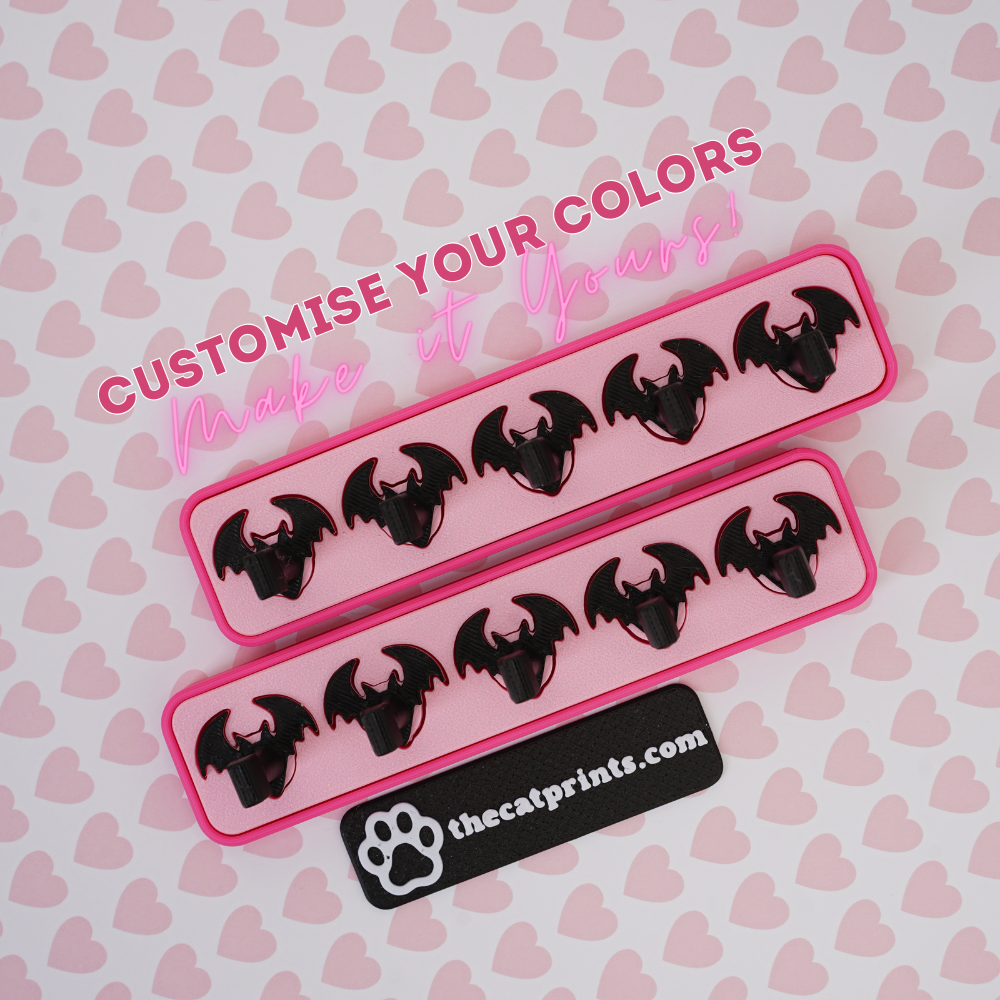 Bats magnetic stands for press-on nails!