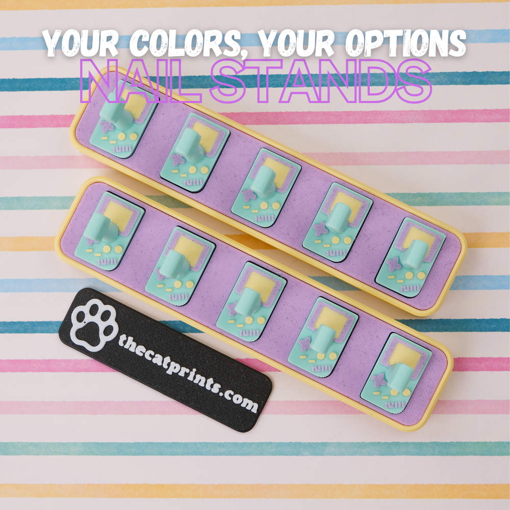 Gamefriends magnetic stands for press-on nails!