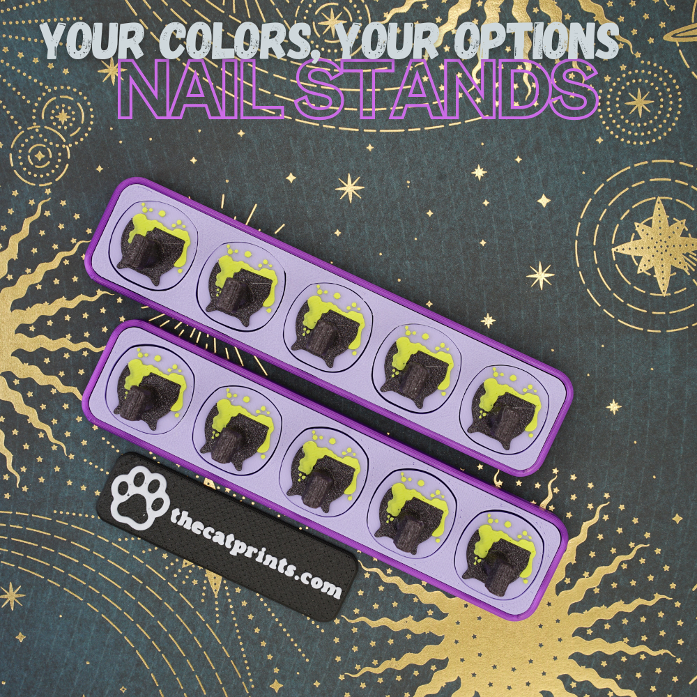 Witchy cauldrons magnetic stands for press-on nails!
