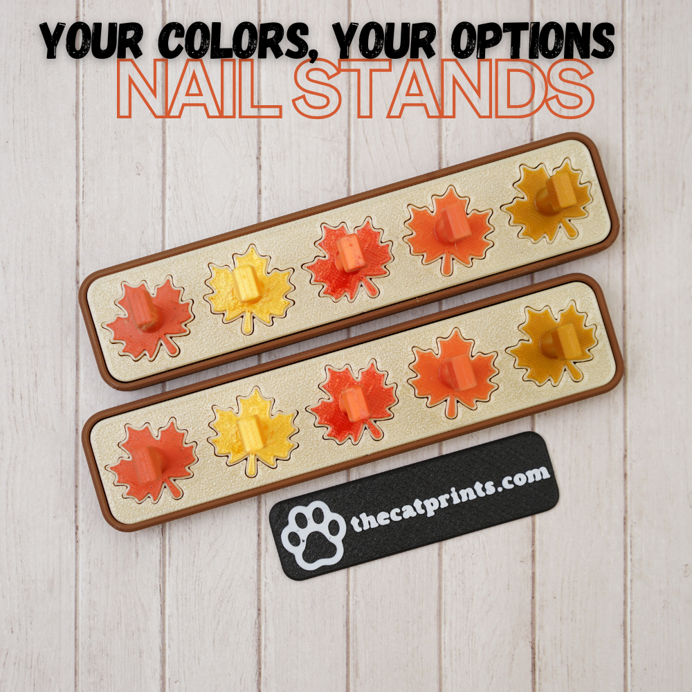 Autumn leaves magnetic stands for press-on nails!