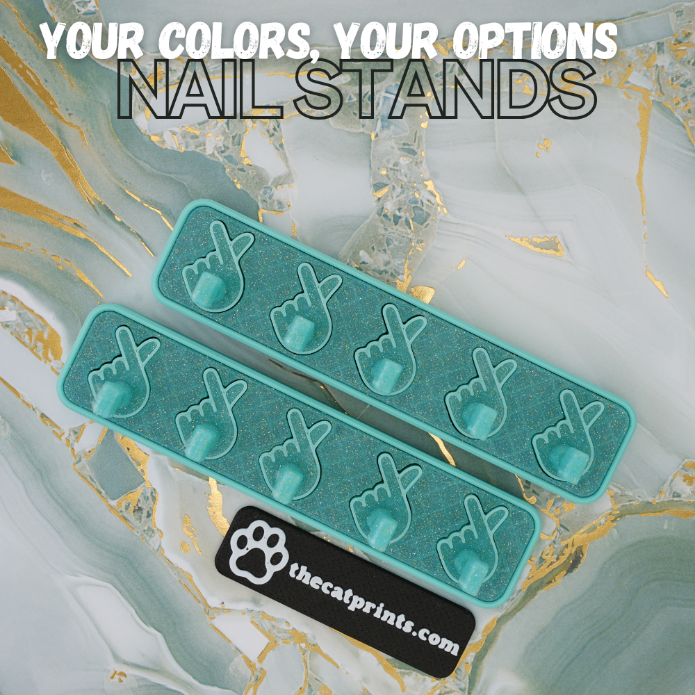 Finger hearts magnetic stands for press-on nails!