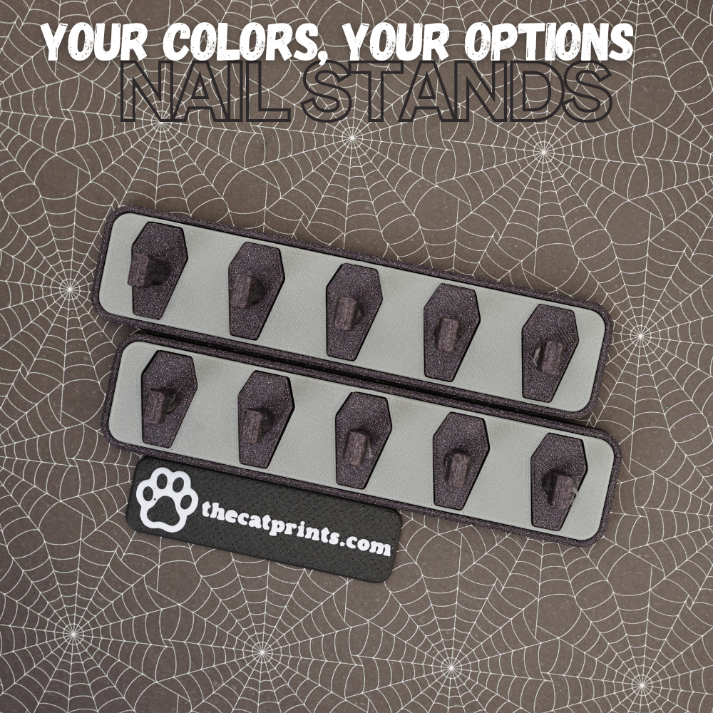 Coffins magnetic stands for press-on nails!