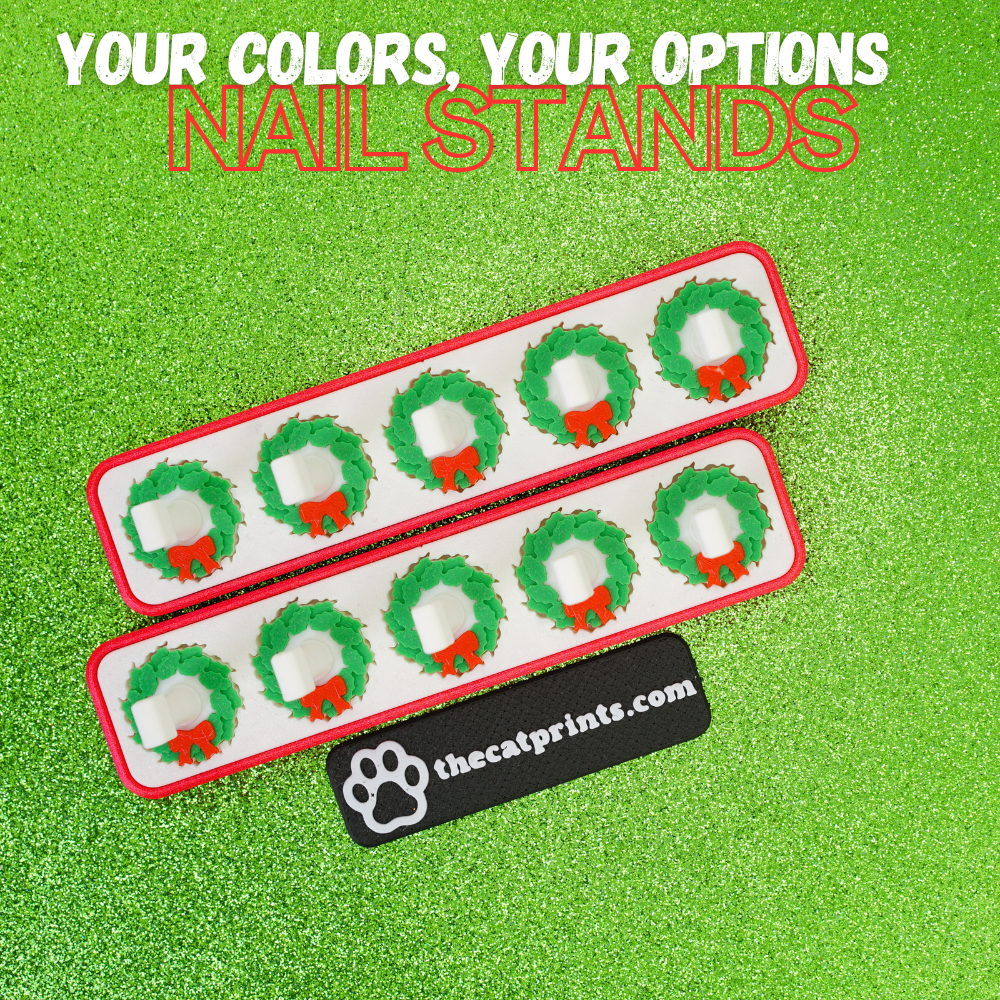 Wreaths magnetic stands for press-on nails!