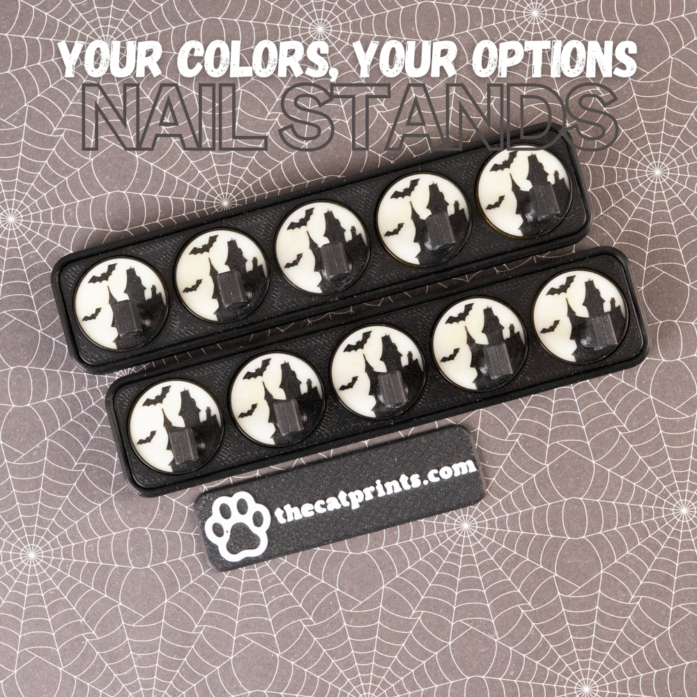 Spooky season magnetic stands for press-on nails!