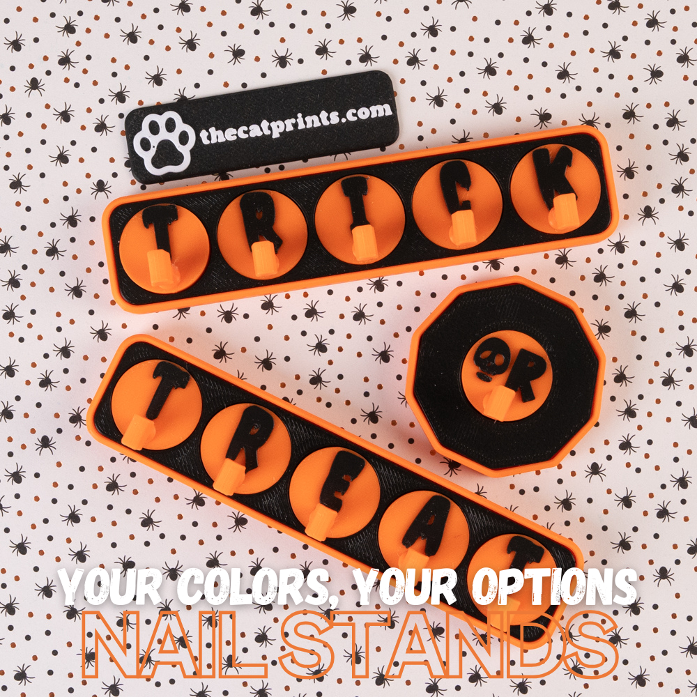 TRICK OR TREAT magnetic stands for press-on nails!