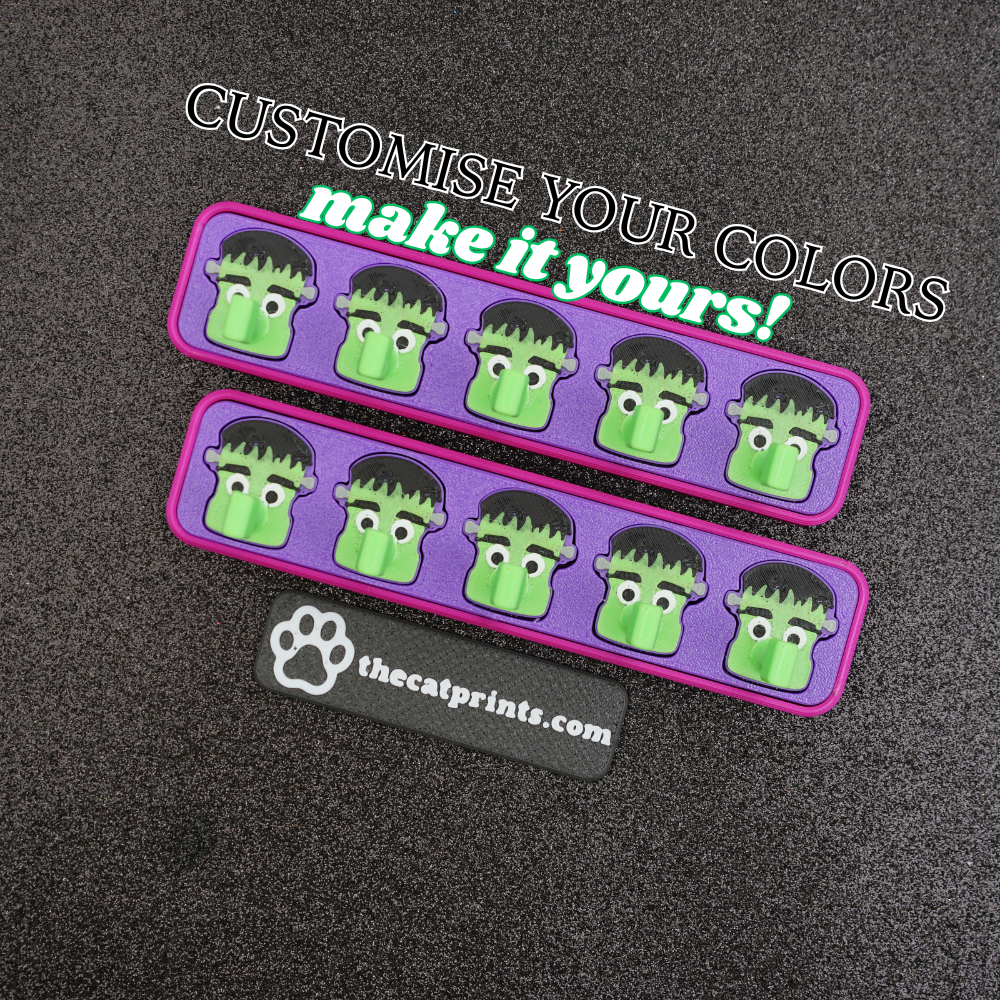 Frankenstein's monster magnetic stands for press-on nails!