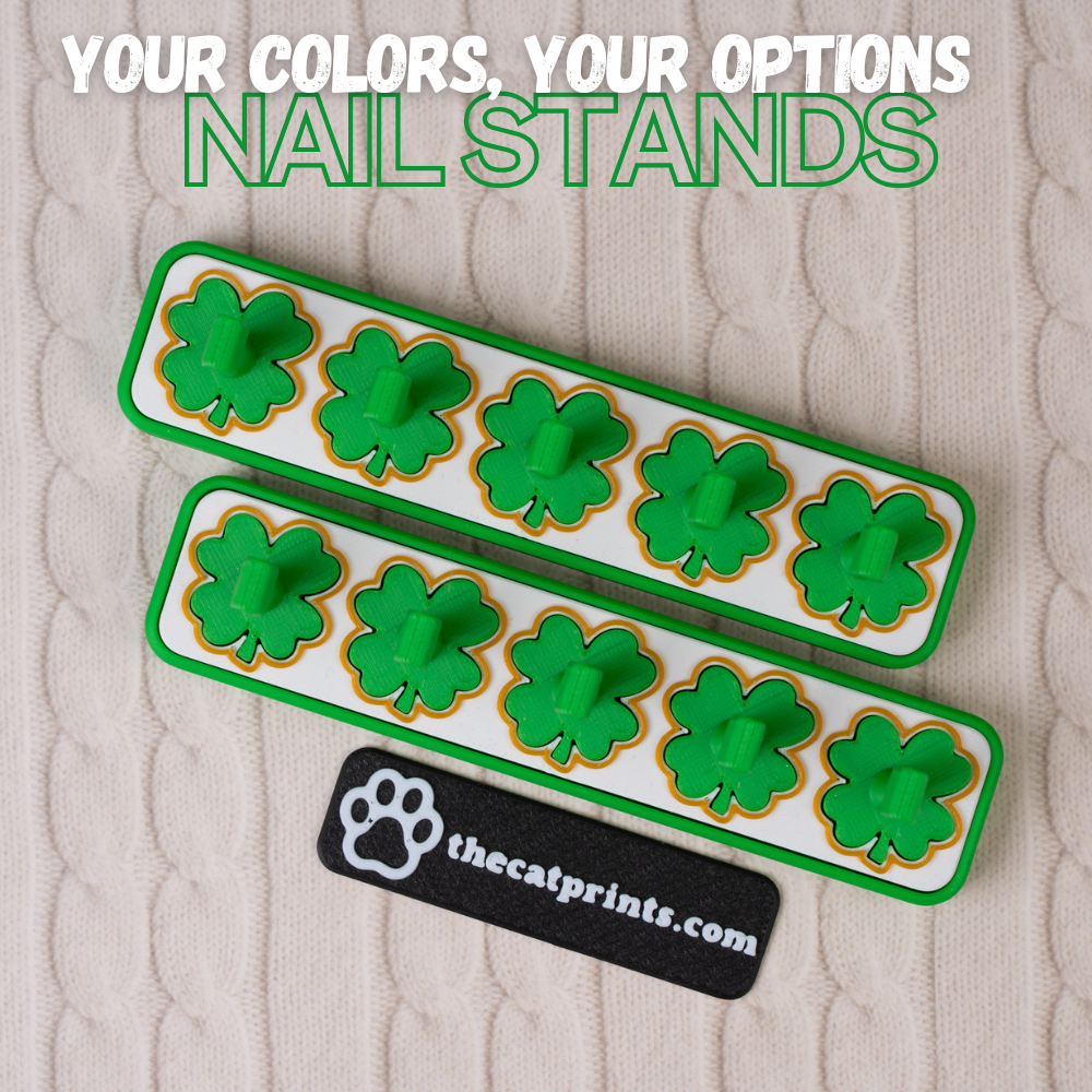 Clovers magnetic stands for press-on nails!