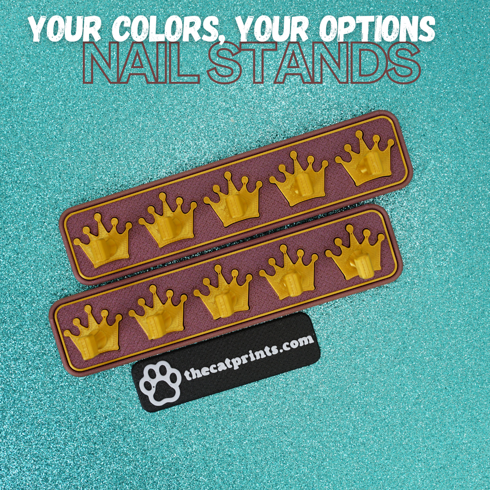 Royal crowns magnetic stands for press-on nails!