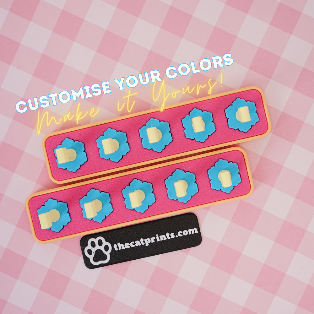 Flowers magnetic stands for press-on nails!