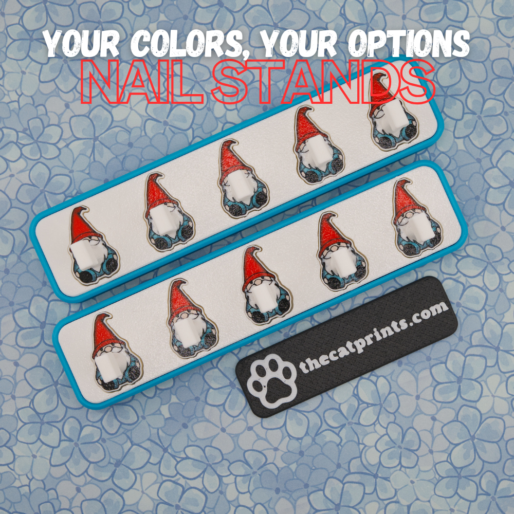 Gnomes magnetic stands for press-on nails!